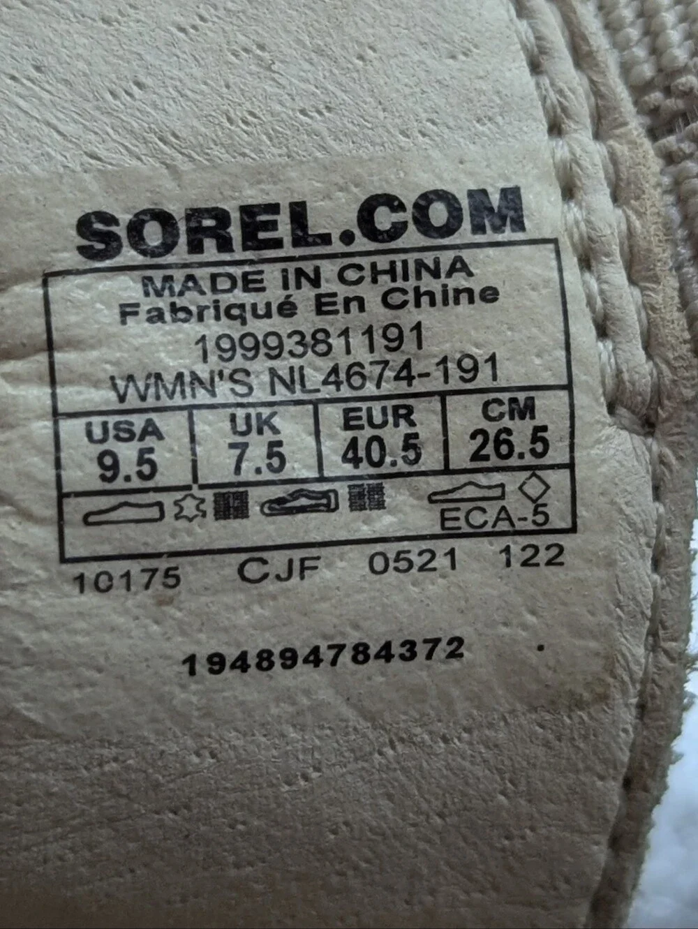 Sorel Joanie III Women's Size 9.5 Platform Strapback Sandals